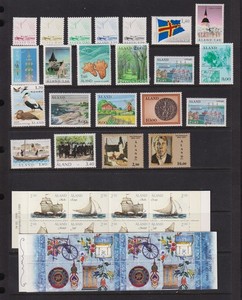 Finland - Aland - Mint stamps and booklets