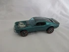 Hot Wheels 1970 Red Line Original Redlines Mustang Boss Hoss Aqua Blue Body