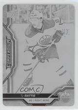 2018-19 Upper Deck Compendium Printing Plate Black 1/1 Ty Rattie #587 7ez