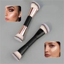 Double Ended Makeup Brushes Angled/Round Top Contouring Makeup Brush Concealer