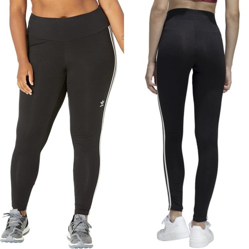 NEW Adidas Originals Cotton 3 Stripes Tights Size 3XL Mid Rise Tight Fit Jersey - Picture 2 of 15
