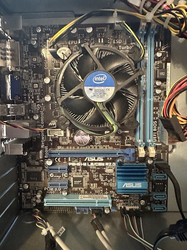ASUS P8H61-M LE/CSM R2.0 MOTHERBOARD +INTEL i3 PROCESSOR+8GB DDR3 RAM +POWER - Picture 6 of 13