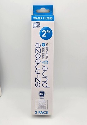 Cool Gear Ez-Freeze Pure Water Filters 2 Pack Freezer Stick Replacement Element