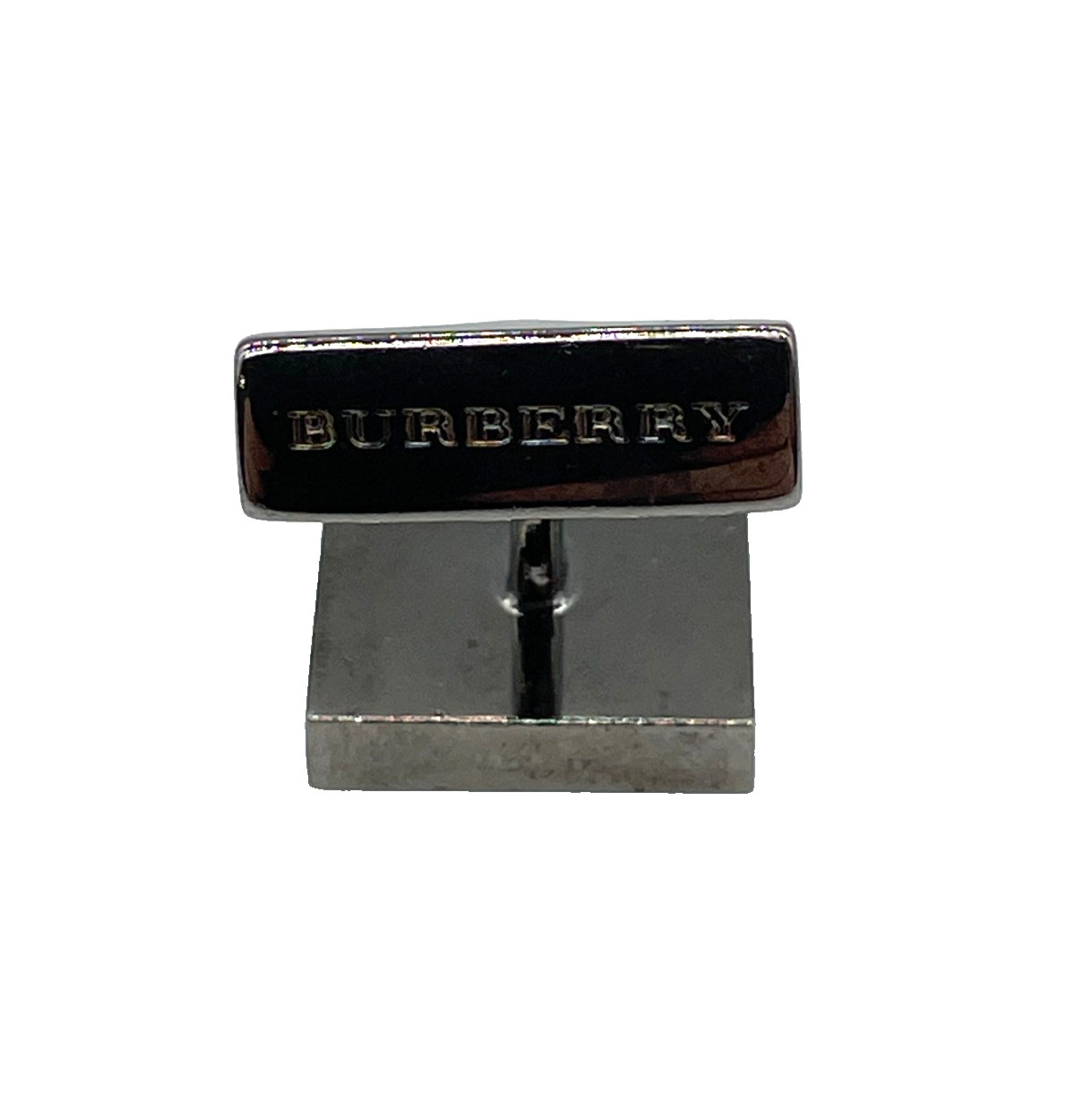 Burberry Black Patterned Square Cufflinks - image 4