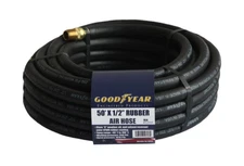 Goodyear USA MADE 50' x 1/2" Rubber Air Hose 250 PSI Air Compressor Hose 12707