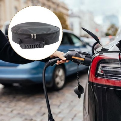 Waterproof EV Cables Bag Zipper Closure Portable Accessories Car Chargers Hoses