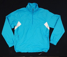 NIKE GOLF Nike Fit Storm Quarter Zip Blue Wind Rain Jacket Women's Size Small