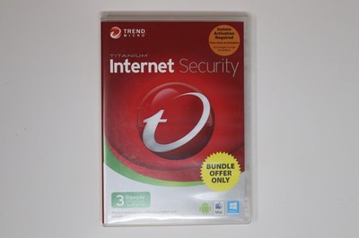 Trend Micro Titanium Internet Security Bundle Offer Only 3 Devices