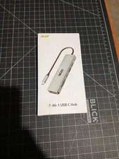 NEW in box Acer USB C Hub with 100W Power, USB C to HDMI Multiport Adapter