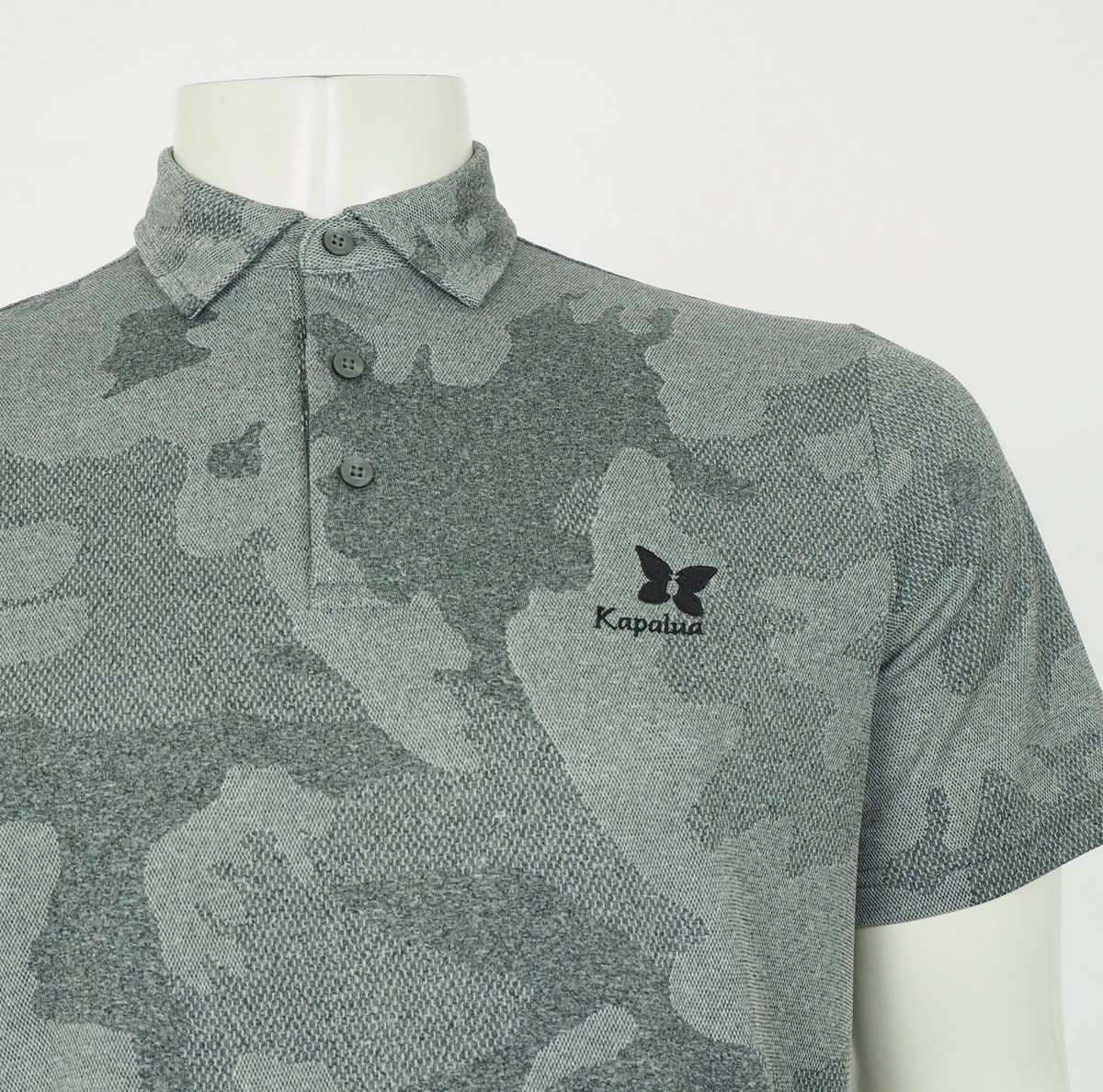 RLX Ralph Lauren Golf Polo Shirt Mens Small Gray Camo