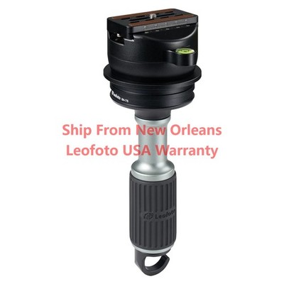 Leofoto YB-75LRC Leveling Head+BA-75 Half-Bowl Adapter for 75mm Bowl