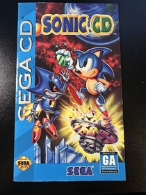 Sonic CD (Sega CD) CIB w/ Reg Card + Manual + Foam Collector&rsquo;s Quality Vintage