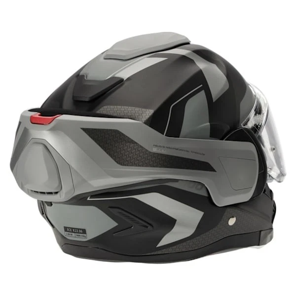 HJC Modular F100 Bios Grey Black Back Motobike, photo 8 of 11