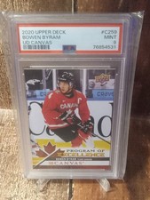 2020-21 Upper Deck - Ud Canvas Program of Excellence Bowen Byram #C259 RC PSA 9