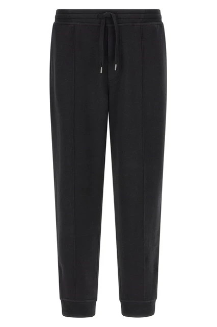 BRUNELLO CUCINELLI Cotton Cashmere Silk Black Joggers New & Authentic