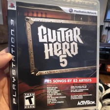 Guitar Hero 5 Sony PlayStation 3 PS3 2009 Game Complete CIB Tested Works