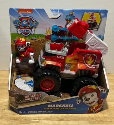 Nickelodeon ~ Paw Patrol ~ Marshall Rescue Wheels Fire Truck ~ NIP VHTF