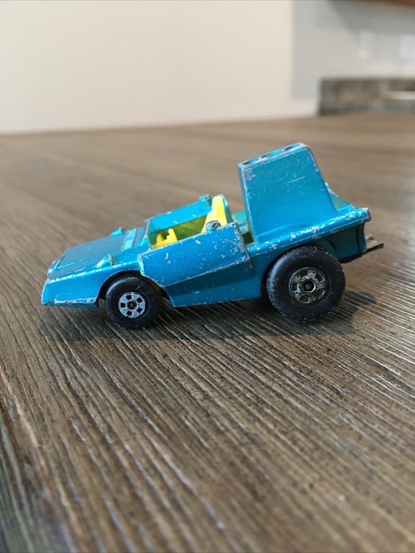 Lesney Matchbox 1972 Superfast #42 Tyre Fryer Blue England No Engine