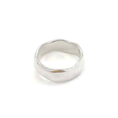 $95.00  BIKO Wavi Ring - Thick - Silver Size 7.5