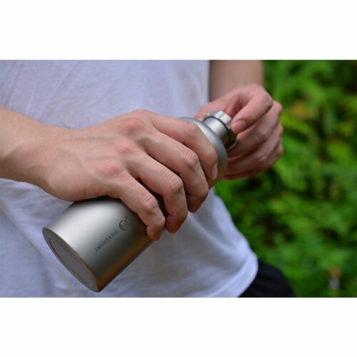 EDC Pure Titanium Coffee Tea Bottle Portable Outdoor Camping Travel Gear Tools - Picture 8 of 14
