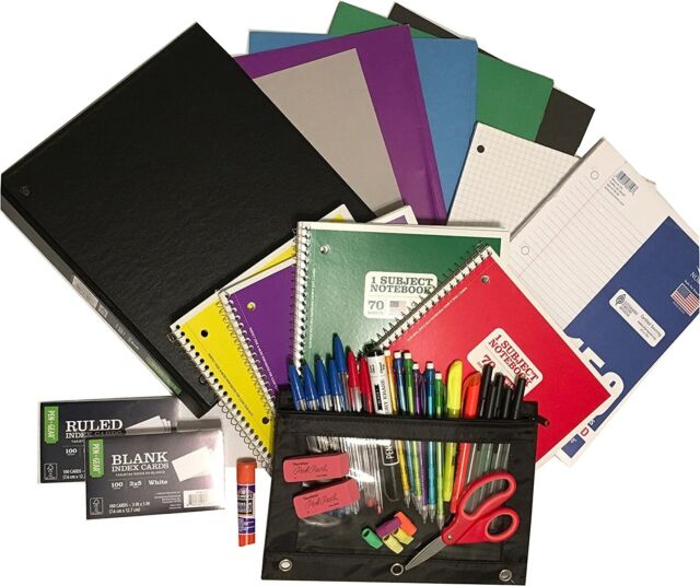 School Supply Bundle for Middle to High School & College Students (42 pcs) NEW