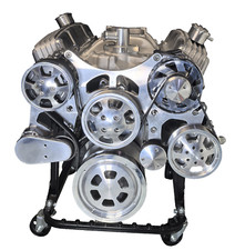 Small Block Chevy Serpentine Kit Front Drive System SBC 305 327 350 400 Polished