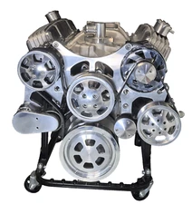 Small Block Chevy Serpentine Kit Front Drive System SBC 305 327 350 400 Polished