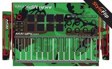 Akai MPK Mini MK3 Skin Camo Green Protective Decal StyleFlip Skins