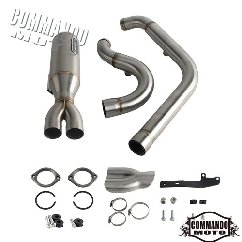 Muffler Exhaust System For Harley Low Rider ST Street Bob 114 Fat Bob 2018-2025 - Picture 6 of 7