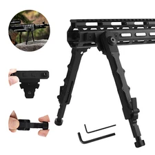 7.5" to 9" Adjustable Tactical M-LOK Rifle Bipod Lightweight Rail Rifle Bipod