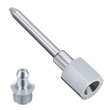 Punta de aguja estrecha para pistola engrasadora con roscas NPT de 1/8 pulgada
