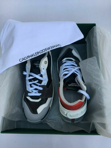 RAF SIMONS × CALVIN KLEIN 205W39NYC K0219 Cander7 Schwarz Weiss Rot Grau EU 42 - Bild 10 von 12