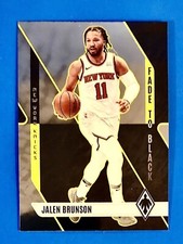 2023-24 Panini Phoenix Basketball Fade to Black Jalen Brunson #1 New York Knicks