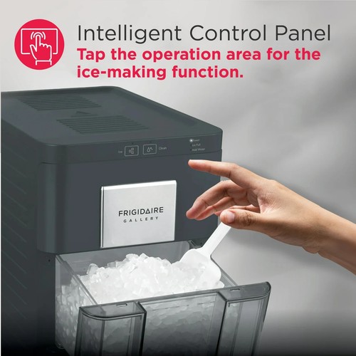 Frigidaire Gallery 33 lbs. Touchscreen Nugget Ice Maker - Stainless Steel Accent - Picture 3 of 5