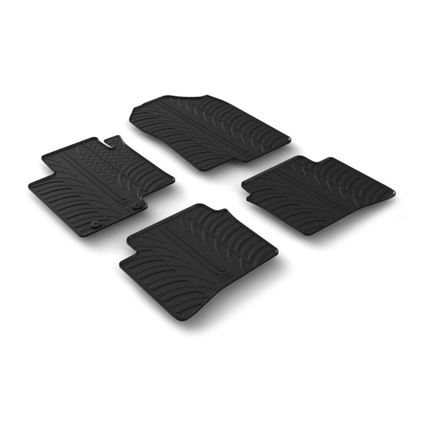 Set FußMatten Nach Maß Aus Gummi FüR Hyundai I20 5T Ab 2021-image