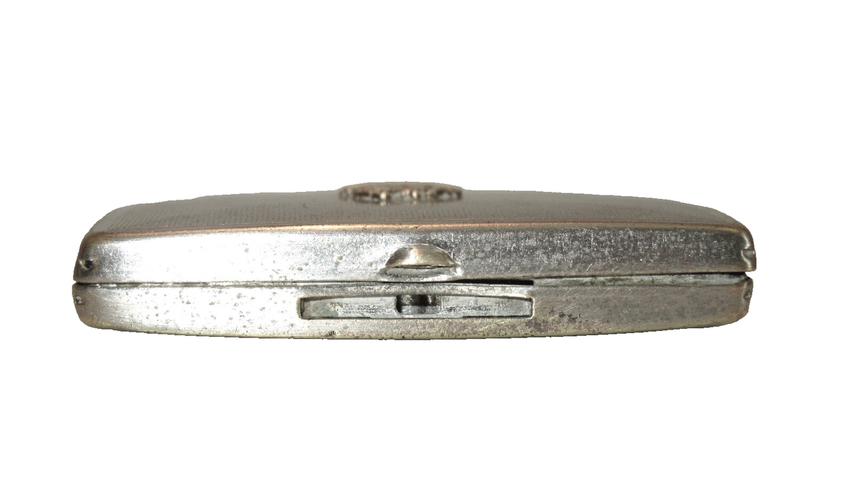 1920-30's Vintage Art Deco Yardley or London Chrome Compact with