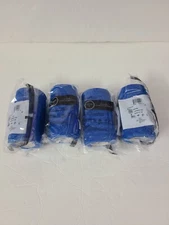 CoFlex Cohesive Bandage Wrap, Blue, 4" x 5 Yards 4 Rolls 