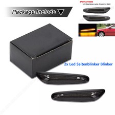 2x Led Seitenblinker Blinker Für BMW 3er E46 E90 E91 5er E60 E61 E84 E82 SCHWARZ