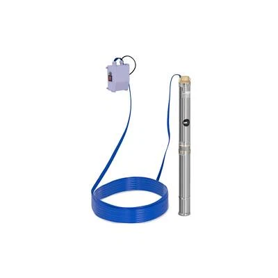 MSW Brunnenpumpe Tauchpumpe Tiefbrunnenpumpe Wasserpumpe Gartenpumpe 370W Edelstahl