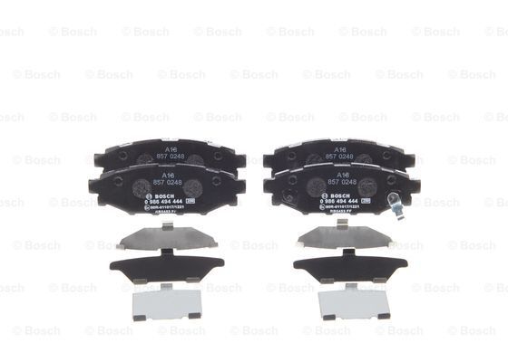 Bosch 0 986 494 444 Bremsbelagsatz, Scheibenbremse Hinterachse FÜR Subaru Toyota-image