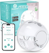 Breast Pump Hands Free with App Wireless Wearable,Timer,Remot,Portable 1860-2