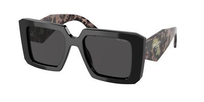 NEW Prada 23YSF Sunglasses 1AB5S0 Black 100% AUTHENTIC