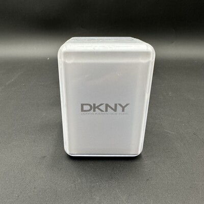 DKNY Donna Karan New York Quartz Gold Tone Women Watch Clear Rhinestone NY4636