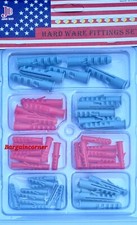 Screw Plugs Wall Anchor Plug Assorted Concrete Brick Wood Plaster Screw Fixing 