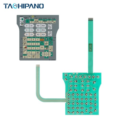 Für NACHi W-L02586 FDTPFSJN-3L15 Membrantastatur + Front Overlay Folie - Bild 1 von 11