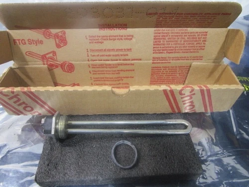 CHROMALOX SG-1107L WATER HEATER ELEMENT, 109465