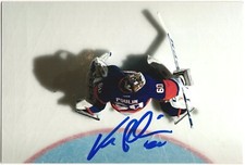 Kevin Poulin Autographed 4x6 Color Photo New York Islanders Goalie #60 Blue A