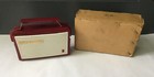 Vintage Amico Rca Portable Radio Red/ Maroon In Box Great Shape Possible Nos