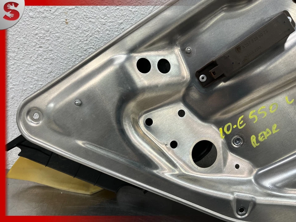 10-16 MERCEDES BENZ E350 E400 E550 LEFT DRIVER REAR WINDOW REGULATOR OEM — 第 2/4 张图片