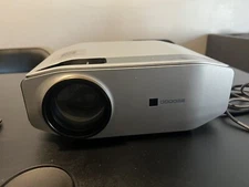 GooDee YG620 Projector, 1080P Home With Free HDMI 4K And Wall Screen